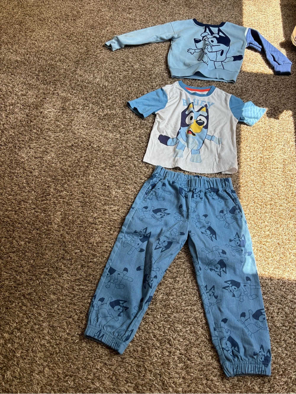 Bluey 3-Piece Kids Set - Blue
